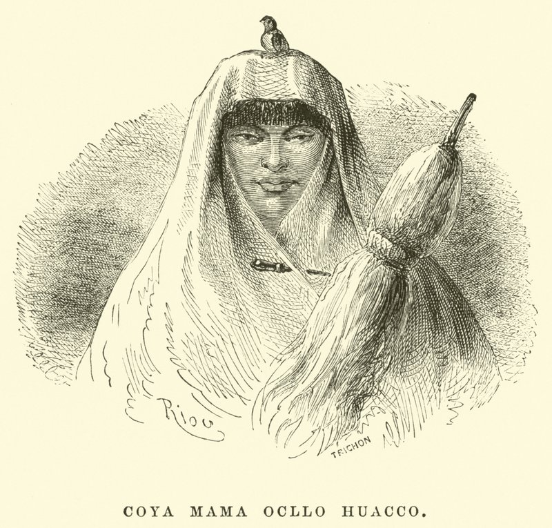 Coya Mama Ocllo Huacco od Edouard Riou
