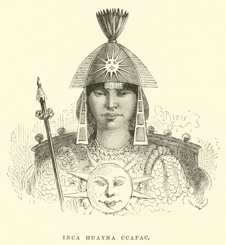 Inca Huayna Capac od Edouard Riou