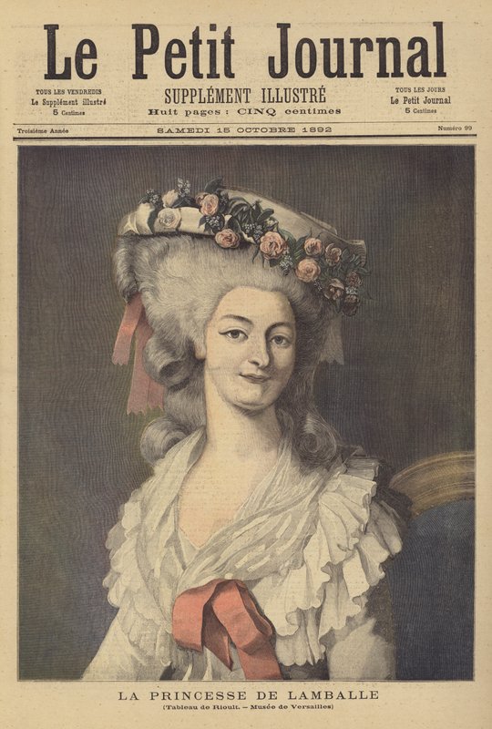 Princezna z Lamballe od Edouard Riou