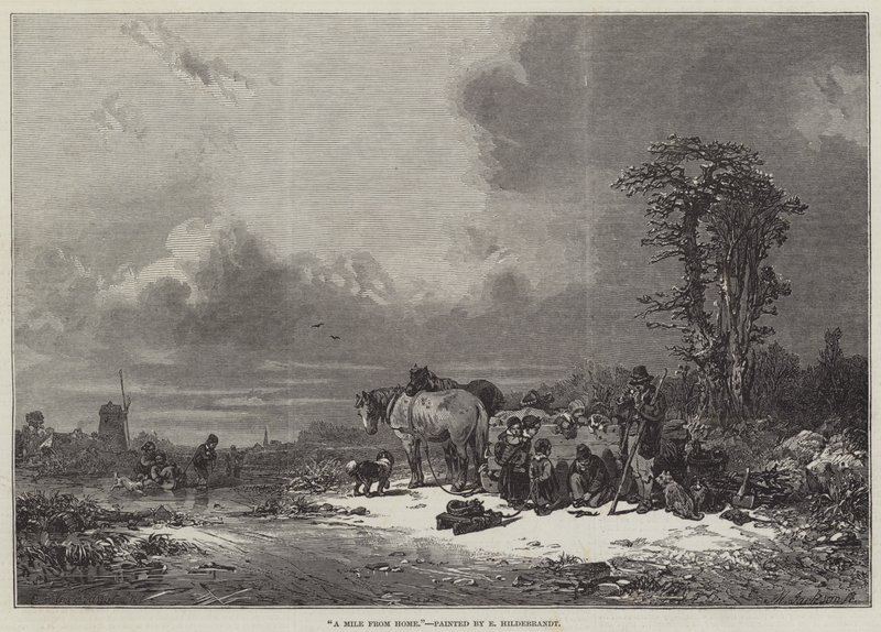 Míle od domova od Eduard Hildebrandt