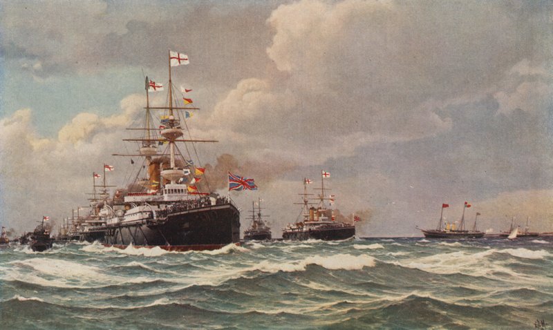 Korunovační recenze krále Edwarda VII., Spithead, 1902 od Eduardo de Martino