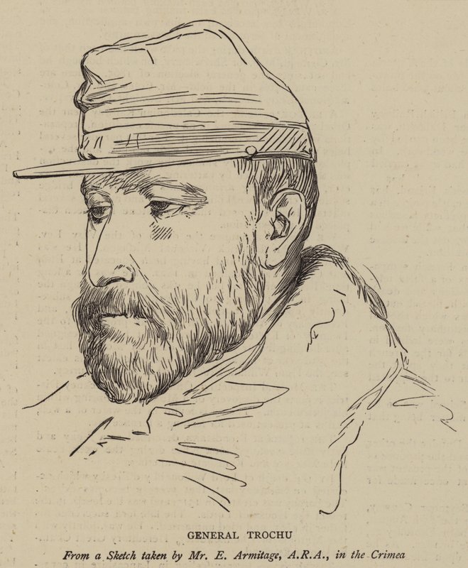 General Trochu od Edward A. Armitage