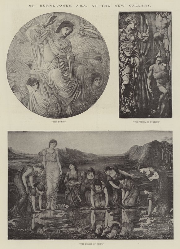 Pan Burne-Jones, ARA, v Nové galerii od Edward Burne Jones