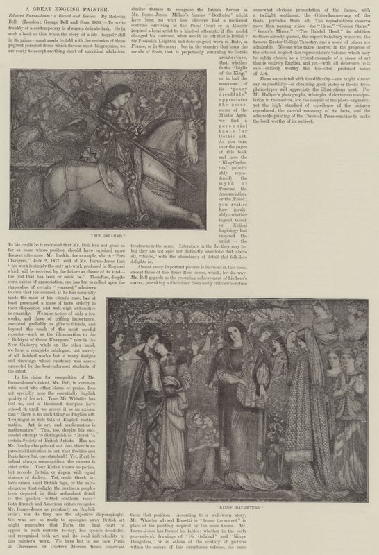 Pan Burne-Jones, ARA, v Nové galerii od Edward Burne Jones