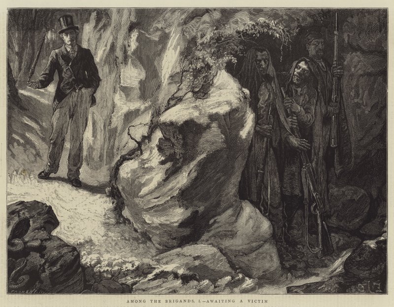 Mezi loupežníky čekám na oběť já od Edward John Gregory