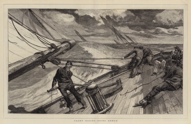 Závody jachet, pokračují od Edward John Gregory