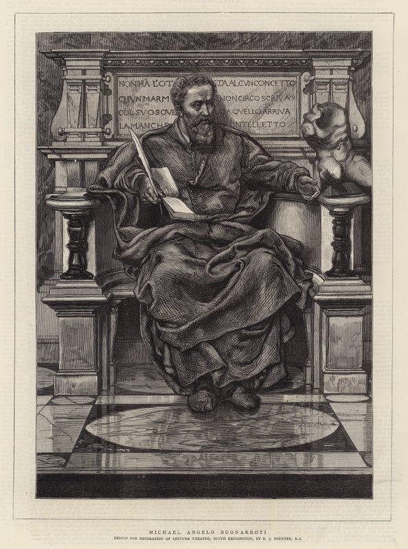 Michael Angelo Buonarroti od Edward John Poynter