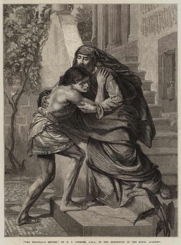 Návrat marnotratníka od Edward John Poynter