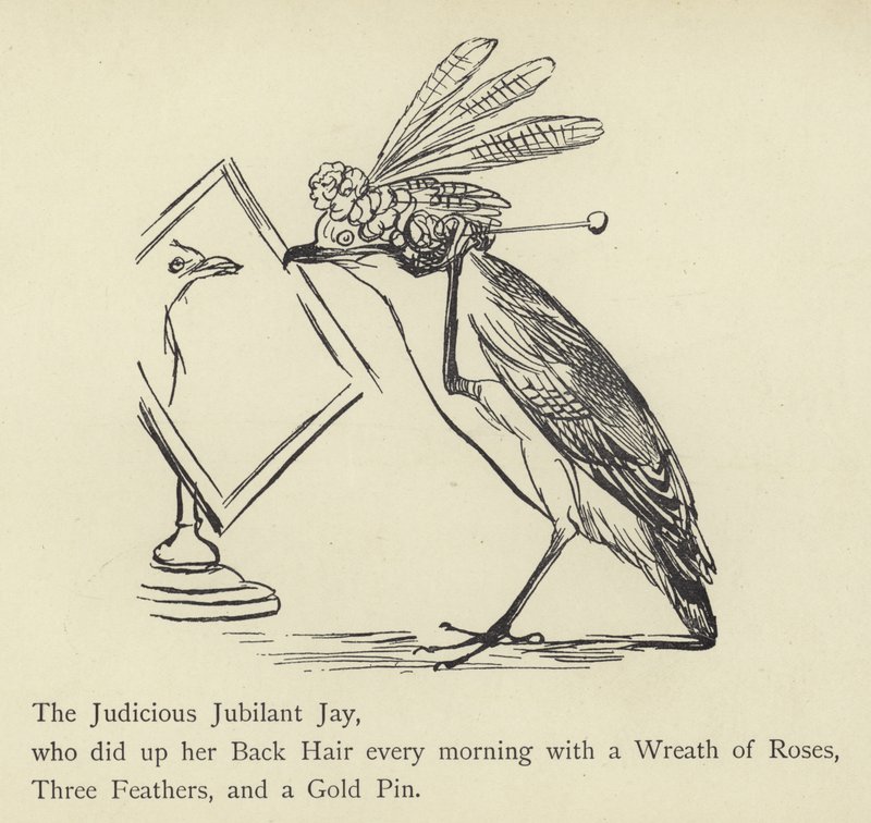Soudný jubilant Jay od Edward Lear