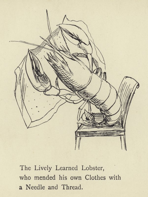 Živý humr učený od Edward Lear