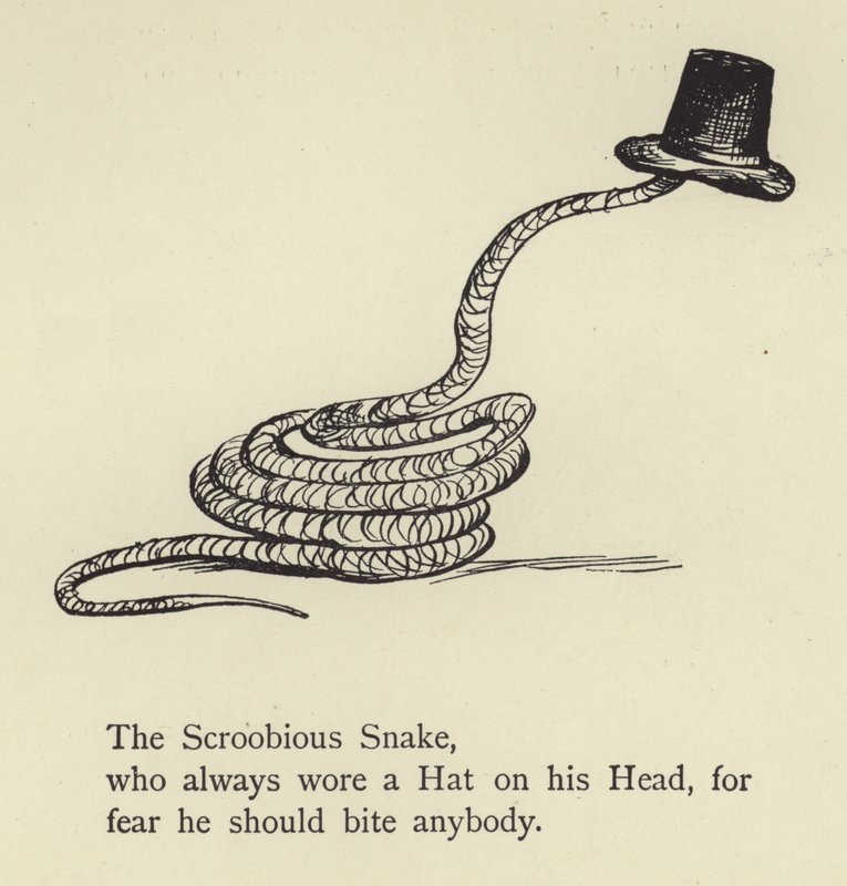 Scroobious Snake od Edward Lear