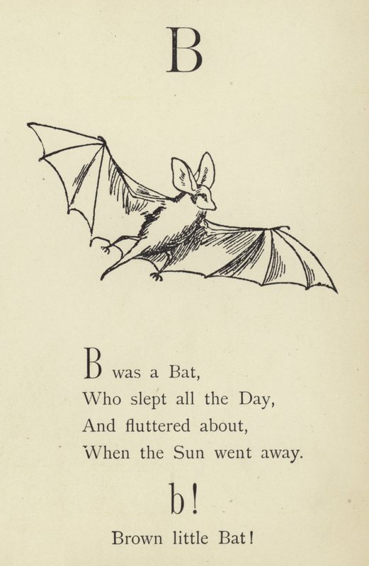 Písmeno B od Edward Lear
