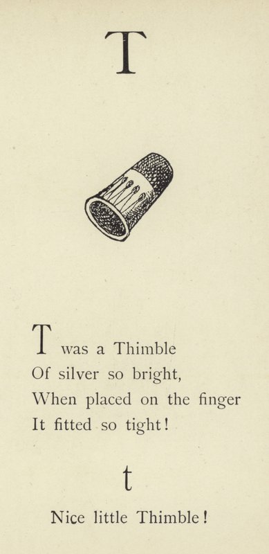 Písmeno T od Edward Lear