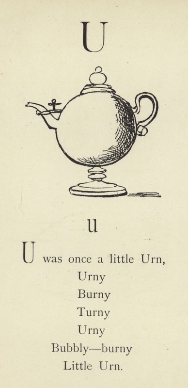 Písmeno U od Edward Lear