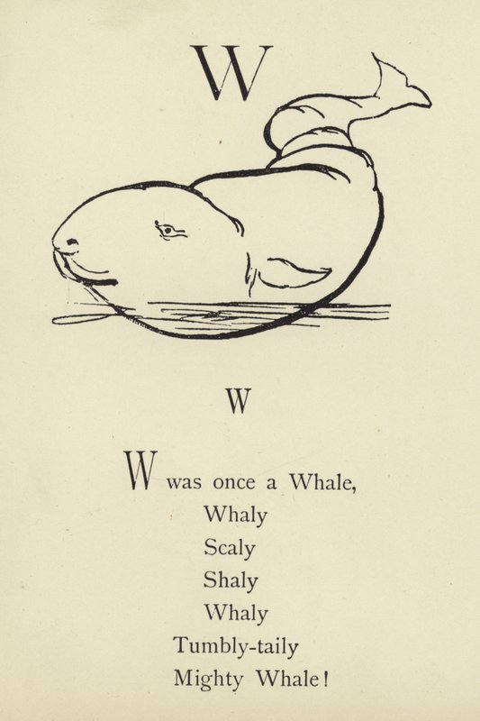 Písmeno W od Edward Lear