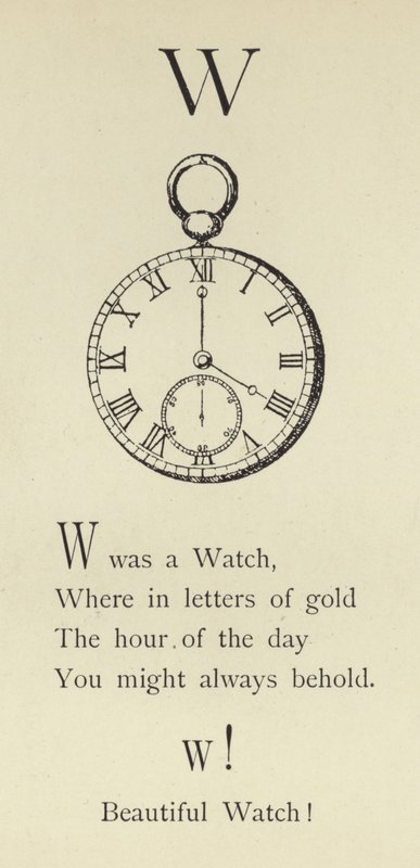 Písmeno W od Edward Lear