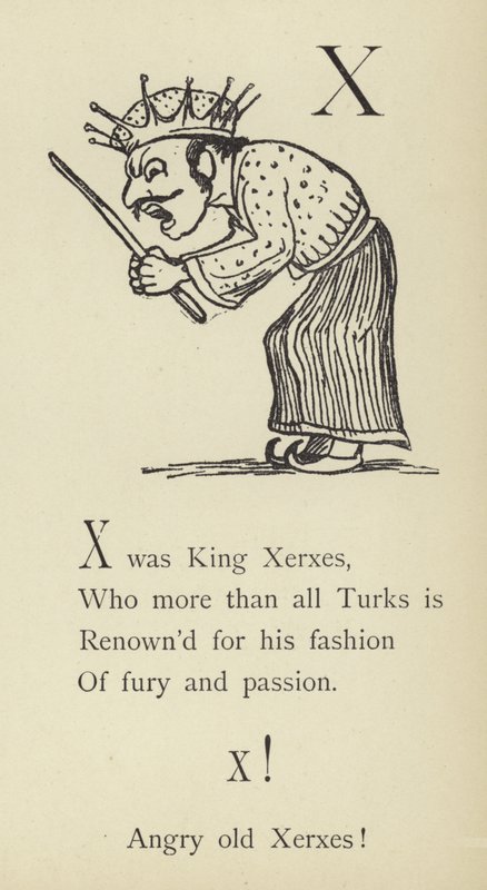 Písmeno X od Edward Lear
