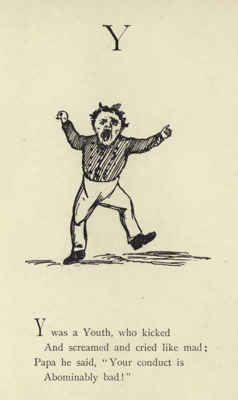 Písmeno Y od Edward Lear