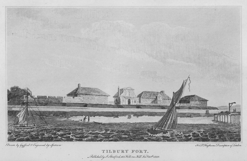 Tilbury Fort (rytina) od Edward (after) Gyfford