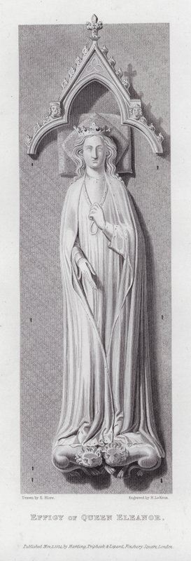Podobizna královny Eleanor (rytina) od Edward Blore