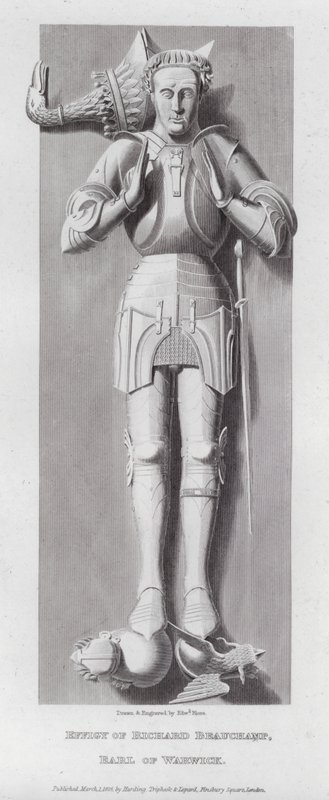 Podobizna Richarda Beauchampa, hraběte z Warwicku (rytina) od Edward Blore