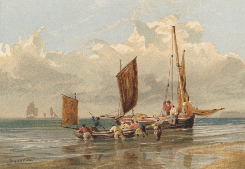 Dead Calm, Brighton Rybářské čluny vyplouvají od Edward Duncan
