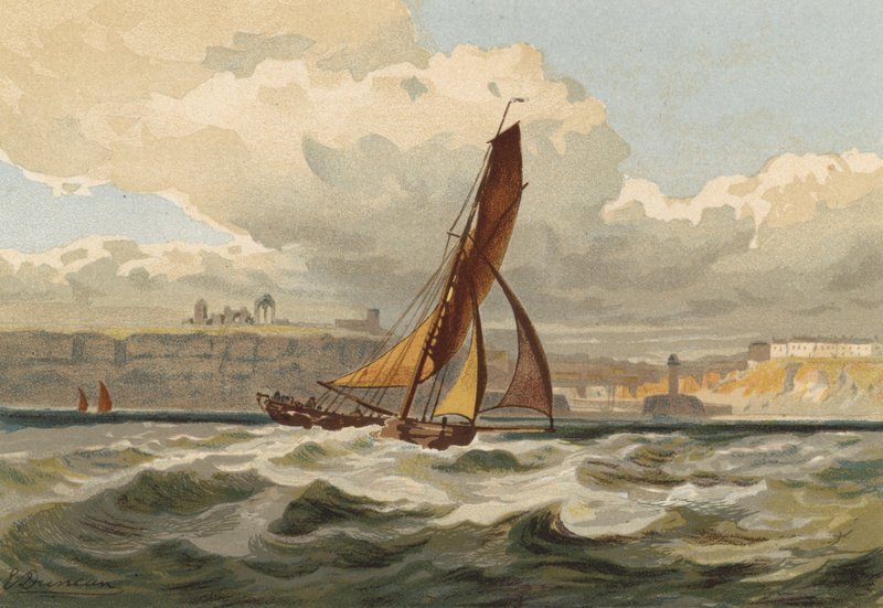 Smack kolem Whitbyho od Edward Duncan