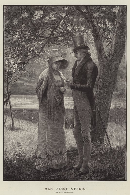 Její první nabídka od Edward Frederick Brewtnall