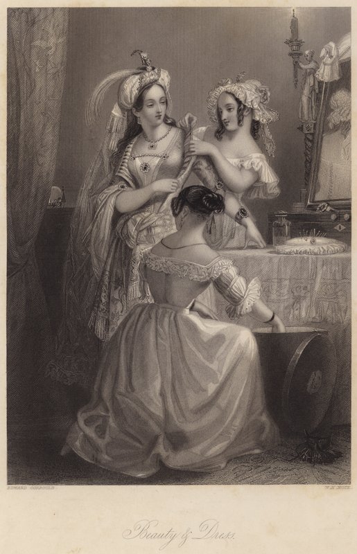 Krása a šaty (rytina) od Edward Henry (after) Corbould