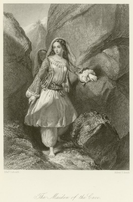 Panna z jeskyně od Edward Henry Corbould