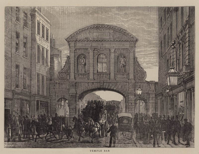 Temple Bar od Edward Henry Fahey