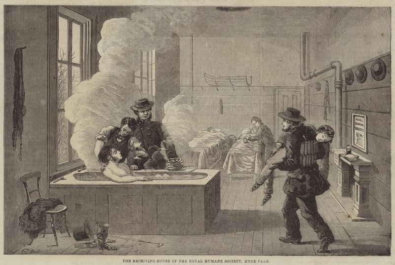 Přijímací dům Royal Humane Society, Hyde Park od Edward Hull