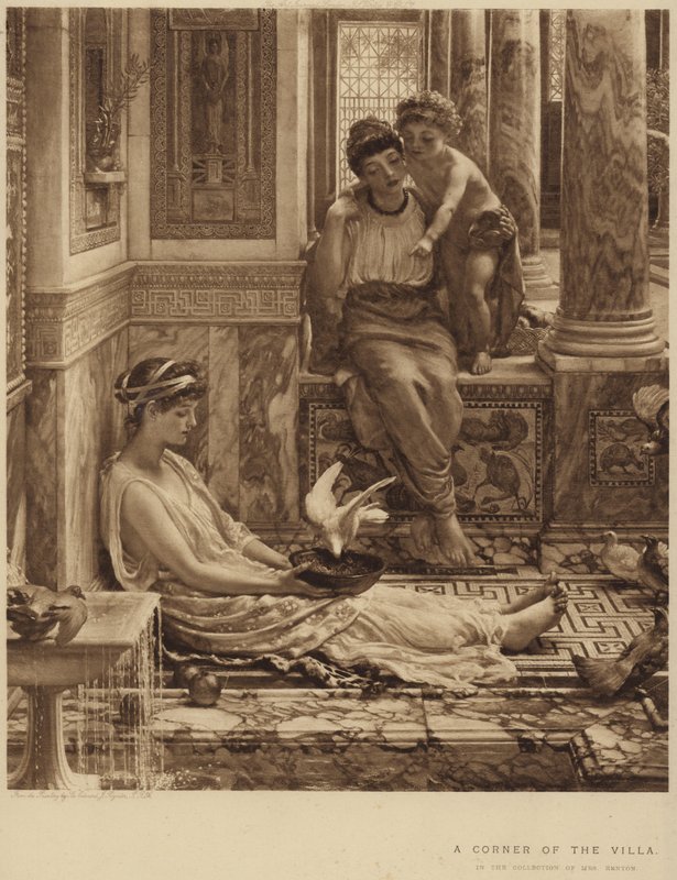 Koutek vily od Edward John Poynter