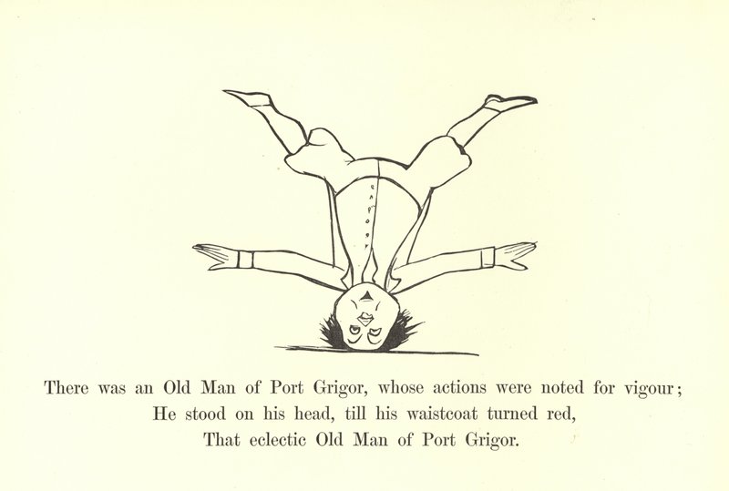 Byl tam starý muž z Port Grigor, jehož činy byly známé svou rázností od Edward Lear