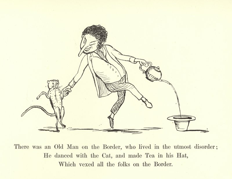 Na hranici žil starý muž, který žil v naprostém nepořádku od Edward Lear