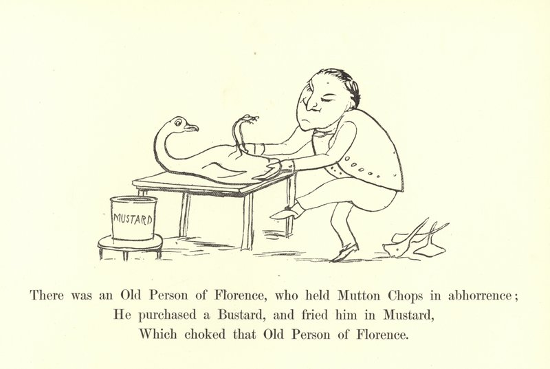 Byl tam jeden starý člověk z Florencie, který držel skopové kotlety v hrůze od Edward Lear