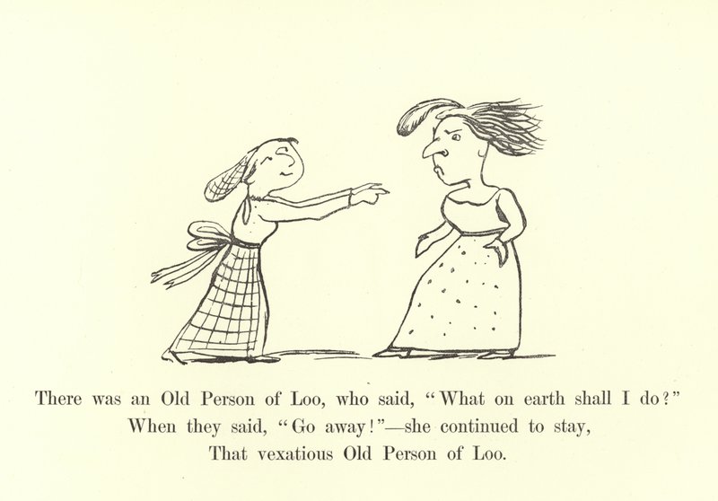 Byl tam starý člověk z Loo, který řekl: Co mám proboha dělat od Edward Lear