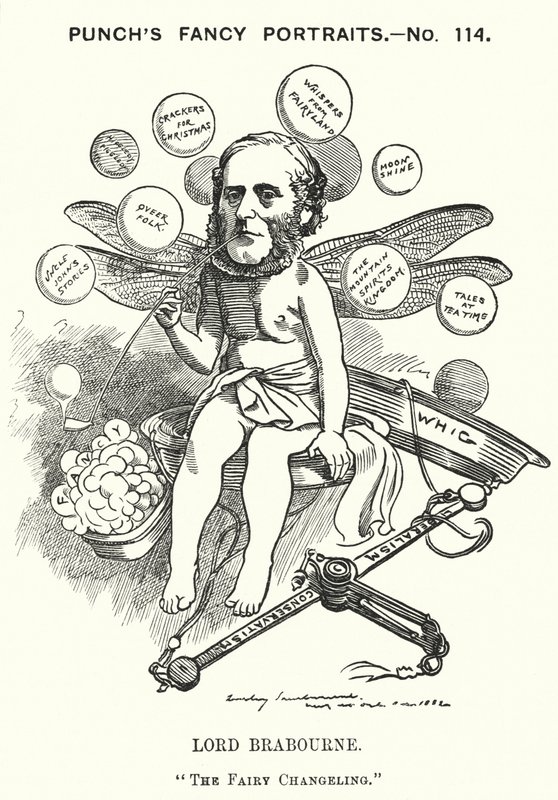 Punch karikatura: Edward Knatchbull-Hugessen od Edward Linley (after) Sambourne
