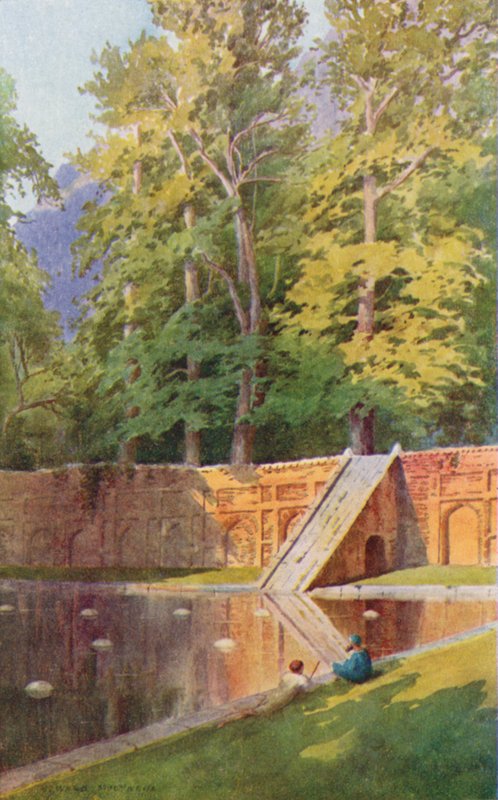 Terasa Nishat Bagh od Edward Mary Joseph Molyneux