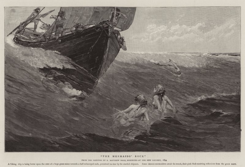 Skála mořských panen od Edward Matthew Hale