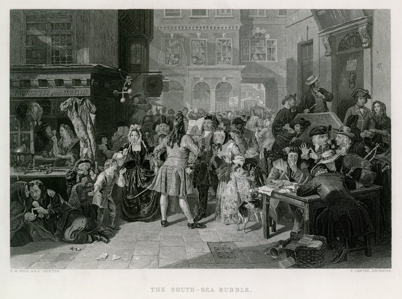Jižní mořská bublina od Edward Matthew Ward