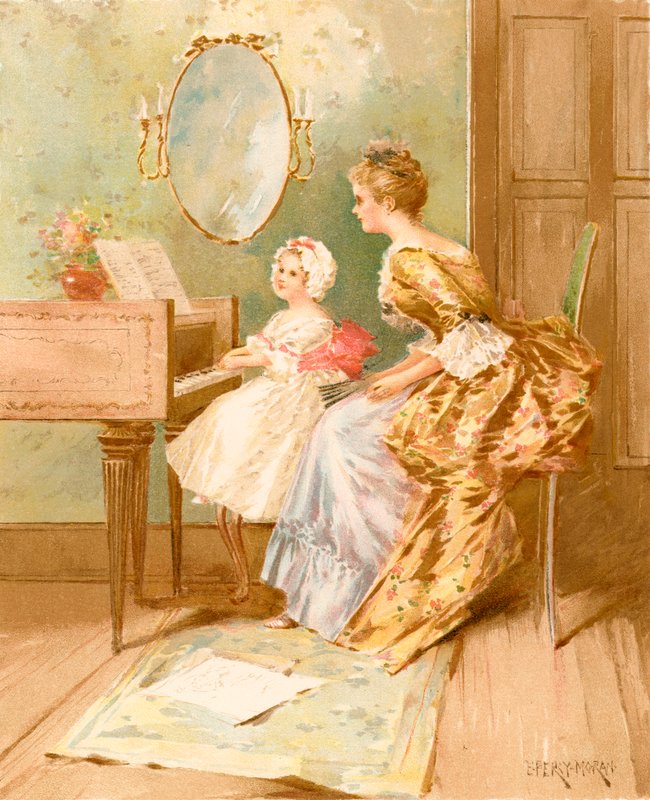 Lekce cembala od Edward Percy Moran