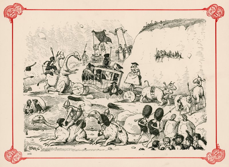 Prehistorický primátorský pořad od Edward Tennyson Reed