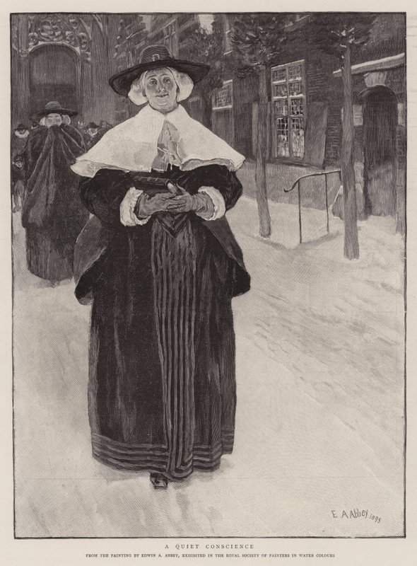 Tiché svědomí od Edwin Austin Abbey