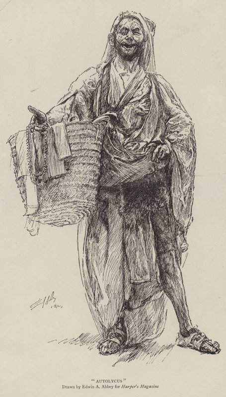 Autolycus od Edwin Austin Abbey