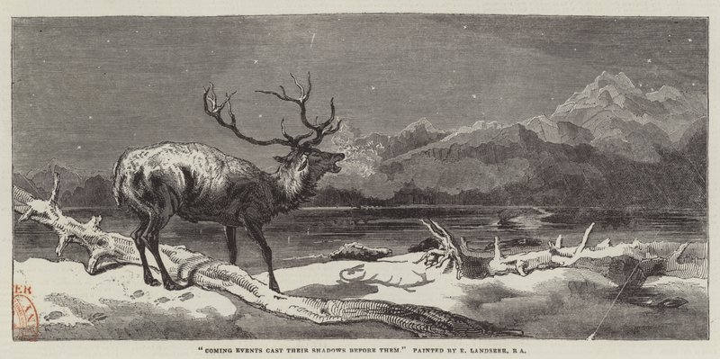 Nadcházející události před sebou vrhají své stíny od Edwin Landseer