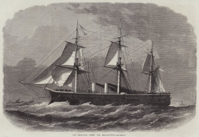 Naše železná flotila, Bellerophon od Edwin Weedon