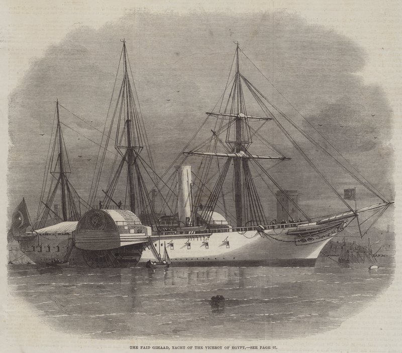 Faid Gihaad, jachta místokrále Egypta od Edwin Weedon