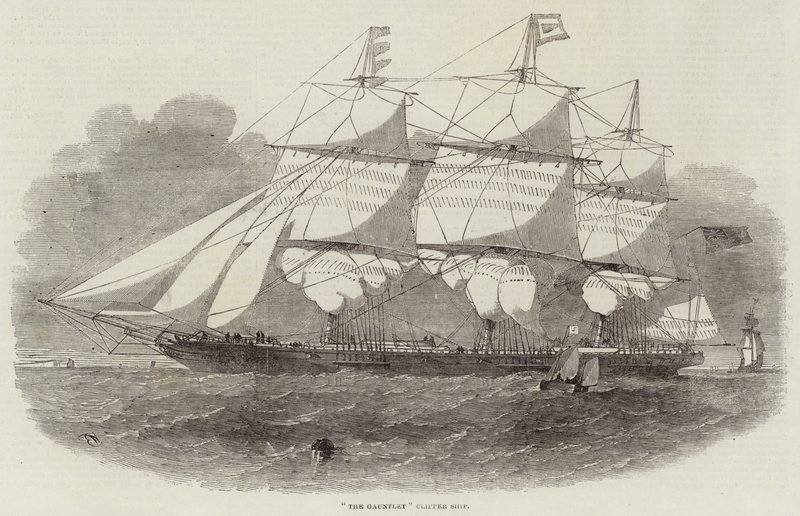 Loď Gauntlet Clipper od Edwin Weedon