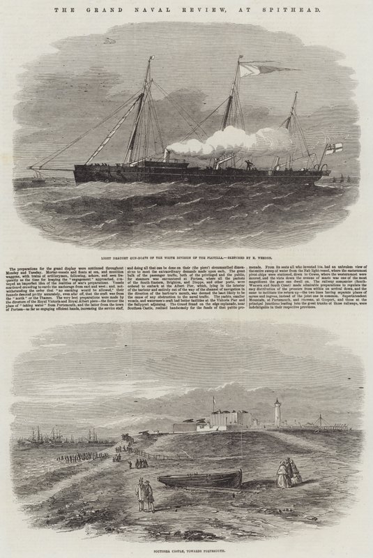The Grand Naval Review, v Spithead od Edwin Weedon